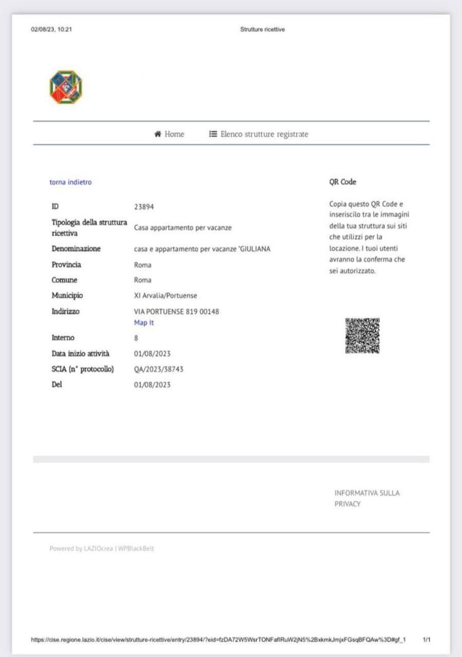 罗马Giuliana公寓 外观 照片